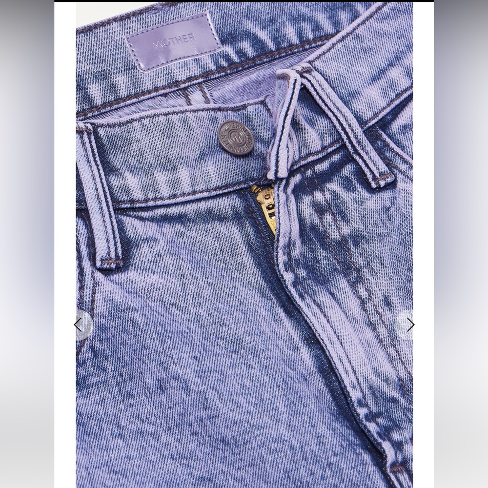 MOTHER The Desperado Heel High Rise Flare Jean in acid trip size 30 - Picture 5 of 11
